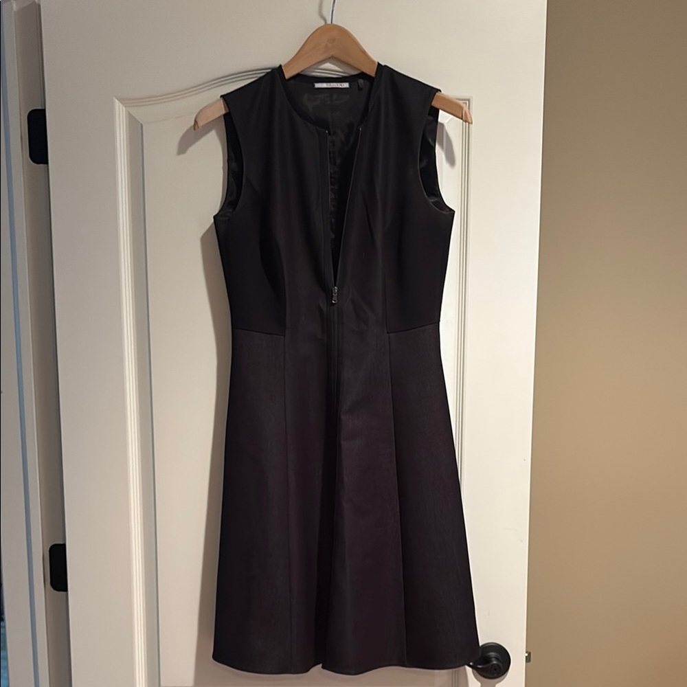 Tahari Black Sleeveless Mini Dress